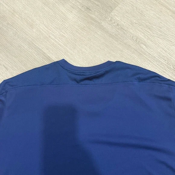 Adidas Men's Short Sleeve Blue Tee - Picture 4 of 4